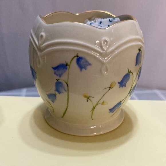 NIB Classic Lenox set of 3 Floral Votives w/ candles - Picture 5 of 10